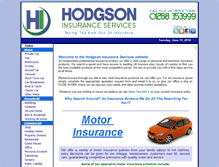 Tablet Screenshot of hodgsoninsurance.co.uk